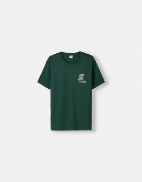 Playera Bershka Verde